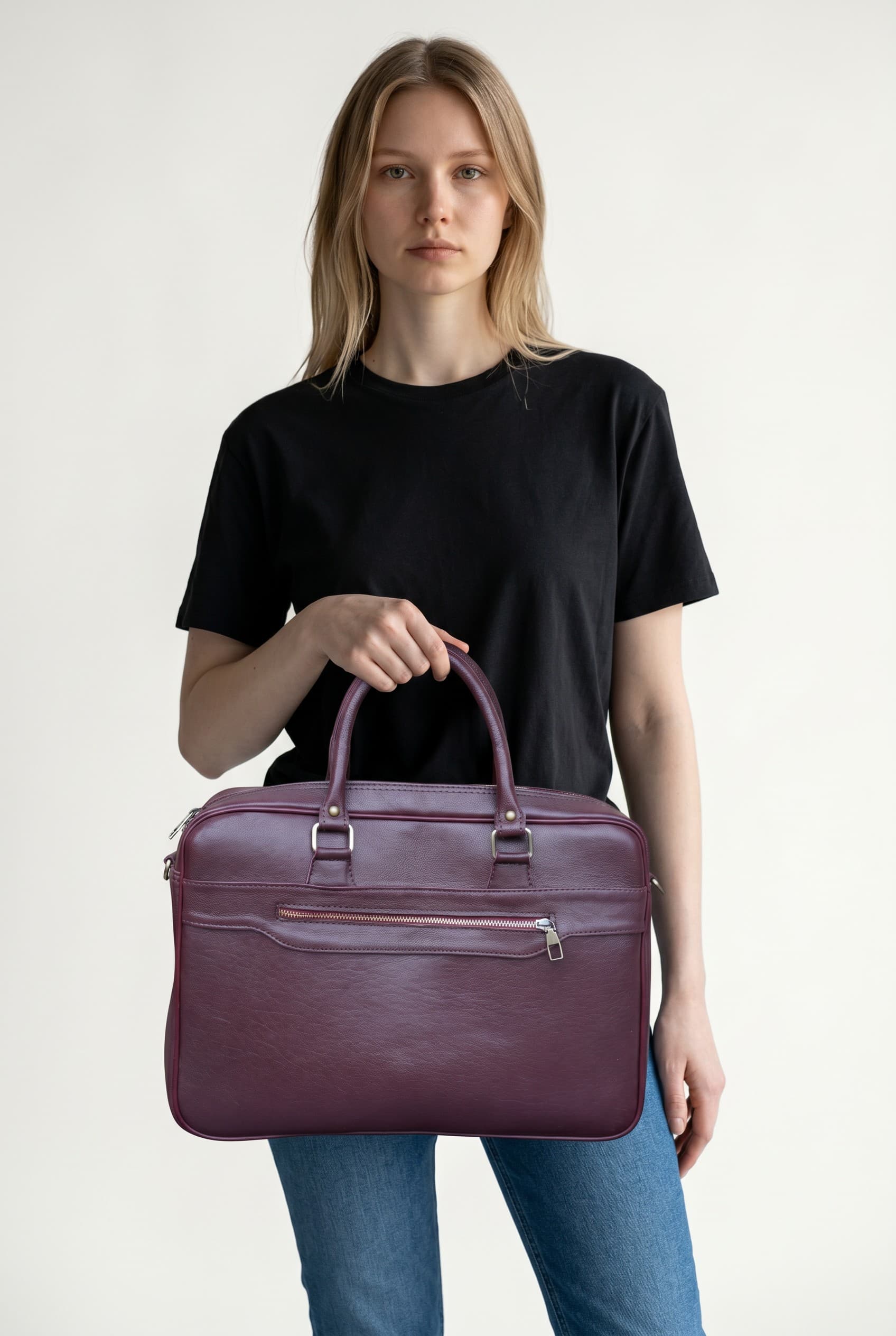 Burgundy Executive Briefcase