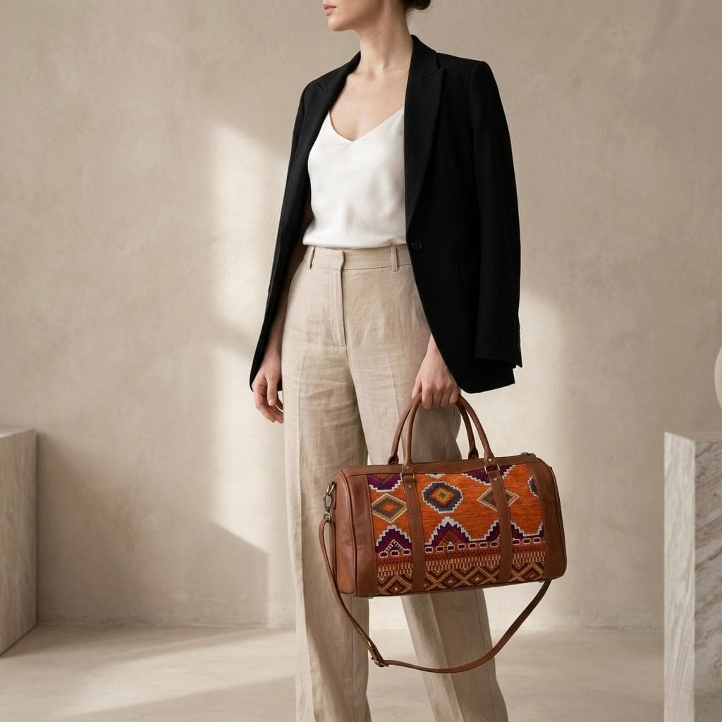 Sunset Horizon Duffel & Barrel Set