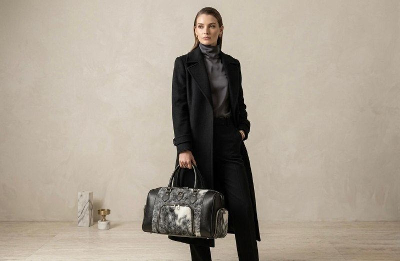 Alexandra Plum Royale Leather Barrel Bag